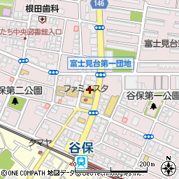 クリエイト薬局　谷保駅北口店周辺の地図