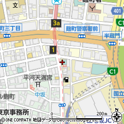 東京都千代田区隼町2-16周辺の地図