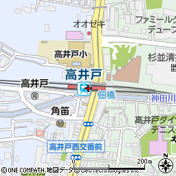 京王リトナード高井戸周辺の地図