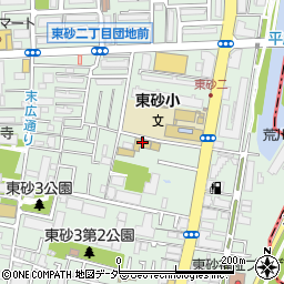 亀井学園江東めぐみ幼稚園周辺の地図