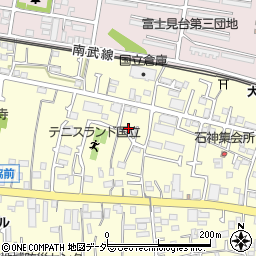 東京都国立市谷保7029周辺の地図