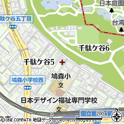 東京税理士会納税者支援センター周辺の地図