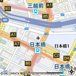 オープンオフィス日本橋周辺の地図