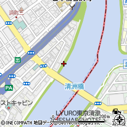東京都中央区日本橋中洲6周辺の地図