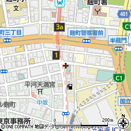 東京都千代田区隼町2-17周辺の地図