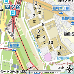 東京都千代田区紀尾井町7-1周辺の地図