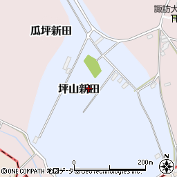 千葉県佐倉市坪山新田周辺の地図