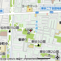 上妙寺周辺の地図