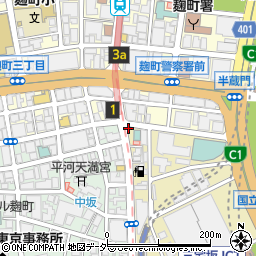 ファミリーマート半蔵門駅南店周辺の地図