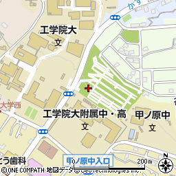 八王子市役所　市民部市民生活課甲の原霊園周辺の地図