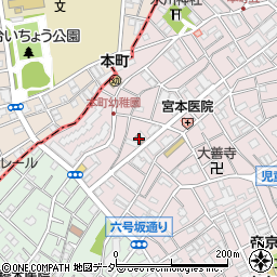 渋谷本町五郵便局周辺の地図