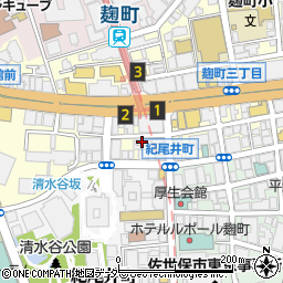 東京都千代田区麹町4丁目3-12周辺の地図