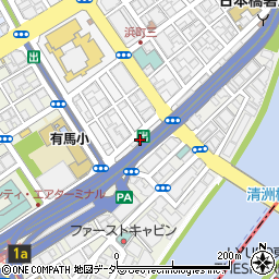 東京都中央区日本橋浜町3丁目17周辺の地図