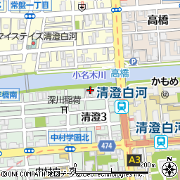 宇田川電気工事株式会社　工務本部第三プラント部周辺の地図