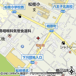 東京都八王子市楢原町1468周辺の地図