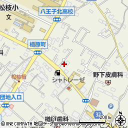 東京都八王子市楢原町568周辺の地図