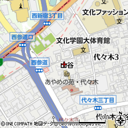 東京都渋谷区代々木3丁目32-1周辺の地図