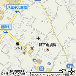 東京都八王子市楢原町574周辺の地図