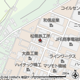 松島鉄工所周辺の地図