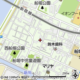 東京都江戸川区船堀2丁目周辺の地図