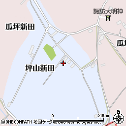 千葉県佐倉市坪山新田34周辺の地図