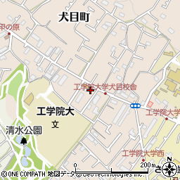 東京都八王子市犬目町165周辺の地図