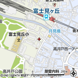 富士見丘児童遊園周辺の地図