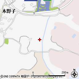 千葉県佐倉市木野子周辺の地図