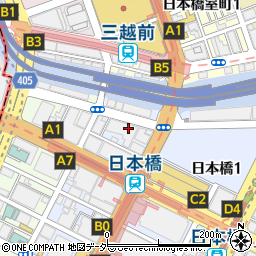 栄太楼雪月花株式会社　本店喫茶室周辺の地図
