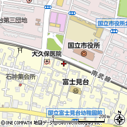 東京都国立市谷保7215-5周辺の地図