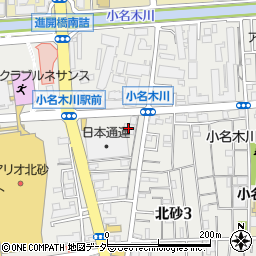 日本運搬社小名木営業所周辺の地図