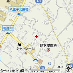 東京都八王子市楢原町573周辺の地図