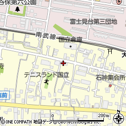 東京都国立市谷保7028-3周辺の地図