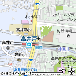 スワローチェーン　高井戸駅前店周辺の地図