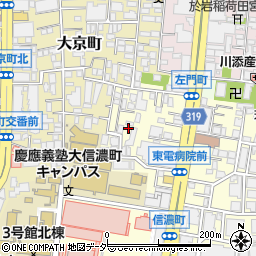 東京都新宿区信濃町4周辺の地図