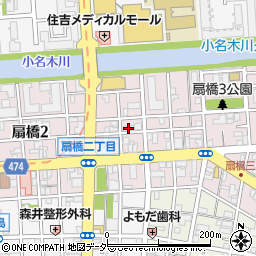 東京都江東区扇橋2丁目19-1周辺の地図