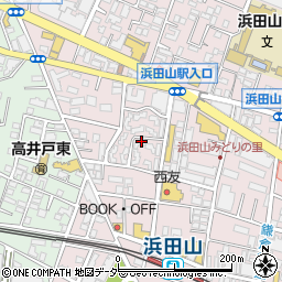 リアット浜田山店周辺の地図