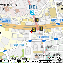宴会×食べ放題 食為鮮 麹町店周辺の地図