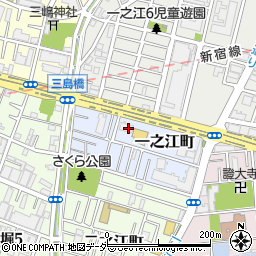 東京都江戸川区一之江町周辺の地図
