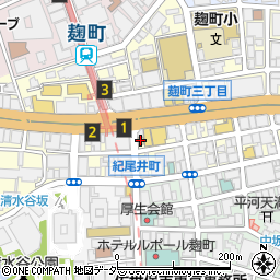 タリーズコーヒー麹町店周辺の地図
