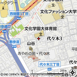 東京都渋谷区代々木3丁目31-3周辺の地図