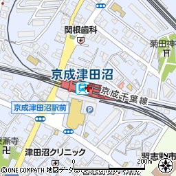 京成津田沼駅 千葉県習志野市 駅 路線図から地図を検索 マピオン