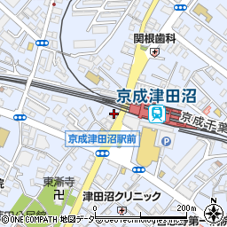 ヘアーサロン時代屋津田沼店周辺の地図