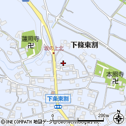 山梨県韮崎市龍岡町下條東割533-6周辺の地図