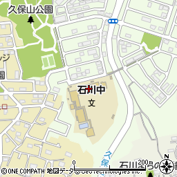八王子市立石川中学校周辺の地図