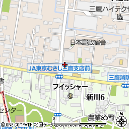 東京都三鷹市新川6丁目34-14周辺の地図