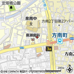 ガーラ方南町周辺の地図