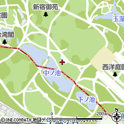 東京都新宿区内藤町11周辺の地図