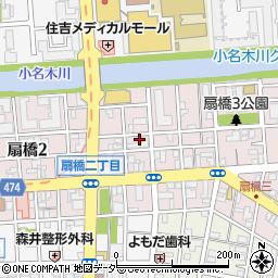 東京都江東区扇橋2丁目19-3周辺の地図