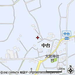 千葉県山武郡横芝光町中台1246周辺の地図